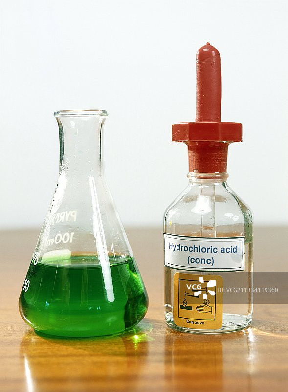 铜(II)反应图片素材