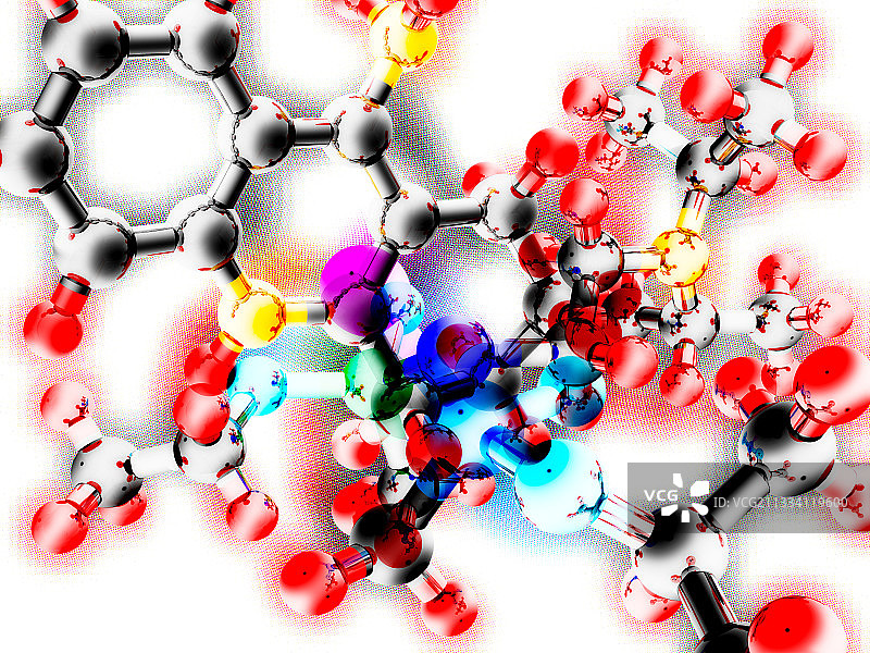 分子结构图片素材