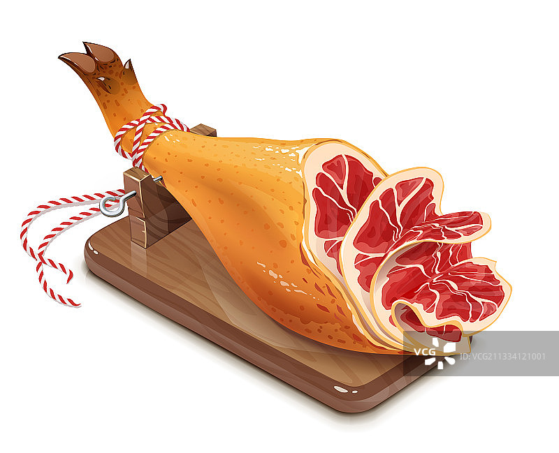 传统哈蒙火腿图片素材