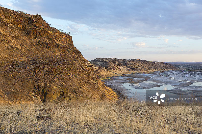 马加迪湖，肯尼亚图片素材