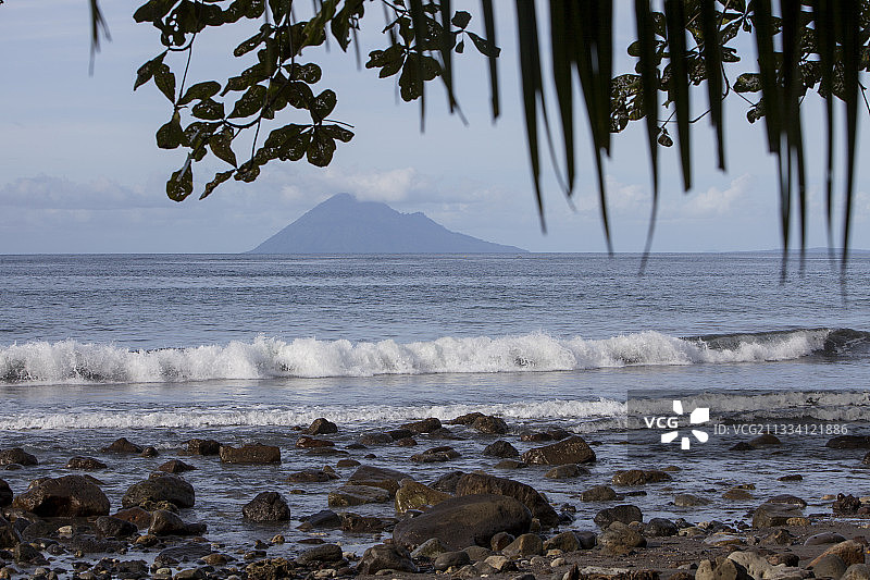 印度尼西亚苏拉威西万鸦老附近的北部海岸图片素材