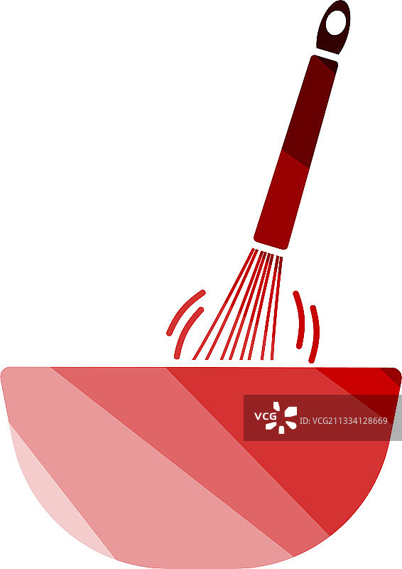 碗中搅拌的甜点图标图片素材