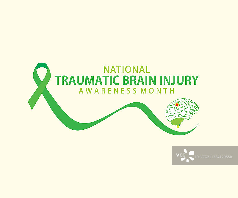 全国脑外伤意识月图片素材