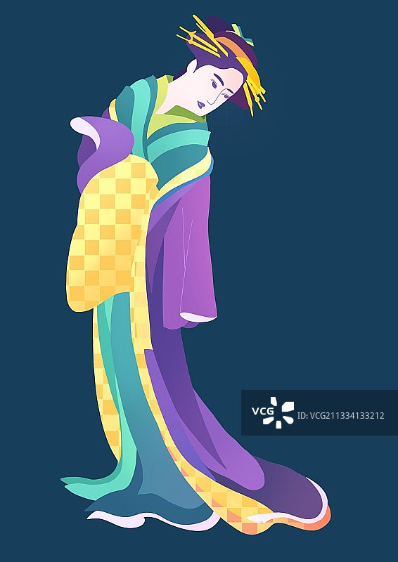 日本艺妓图片素材