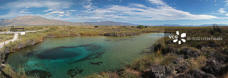 Poza Azul - Cuatro Cinegas生物圈保护区，墨西哥图片素材