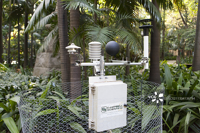 巴西圣保罗西奎拉坎波斯公园气象站图片素材