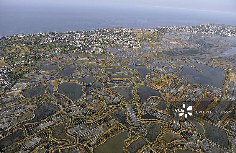 盖朗德盐沼-卢瓦尔河地区法国图片素材