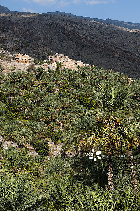 阿曼米斯法特阿布里耶恩村图片素材