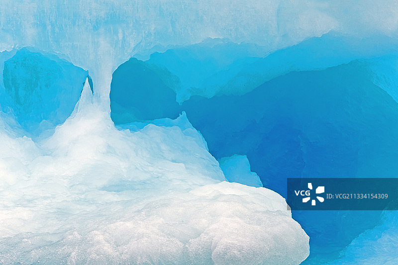 美国阿拉斯加波弗特海的冰图片素材