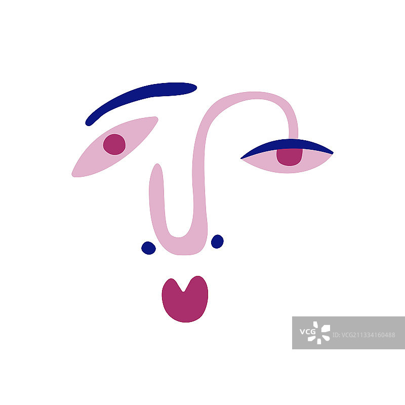 超现实人脸肖像图片素材