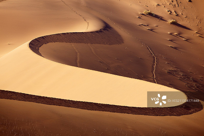 纳米比亚死亡谷的沙丘图片素材