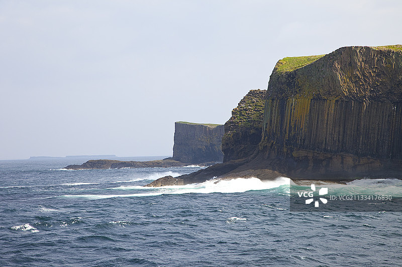 斯塔法岛—苏格兰内赫布里底群岛图片素材