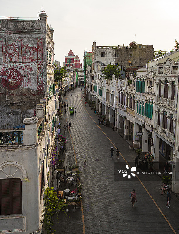 海南海口骑楼古迹图片素材
