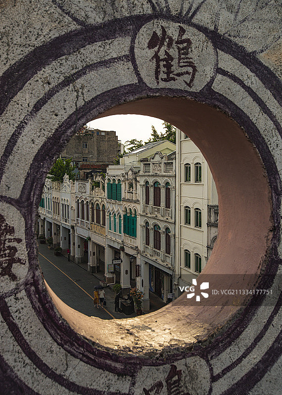 海南海口骑楼古迹图片素材