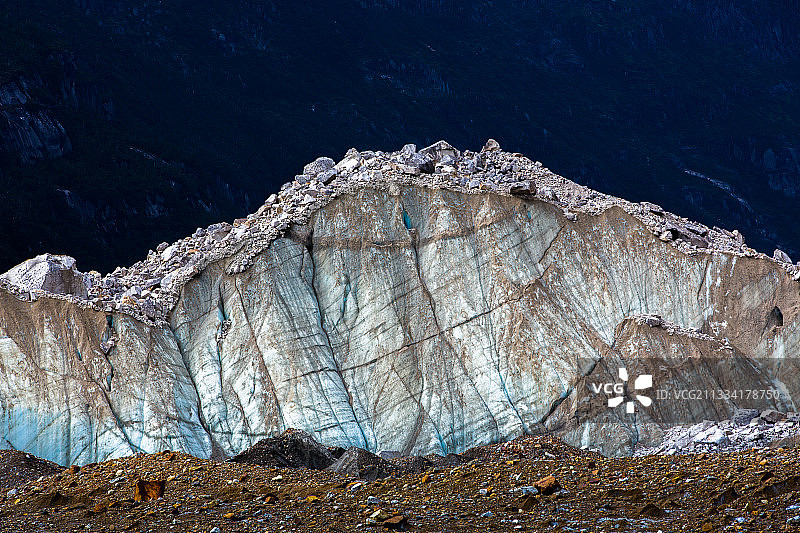 圣拉斐尔冰川探索者山谷图片素材