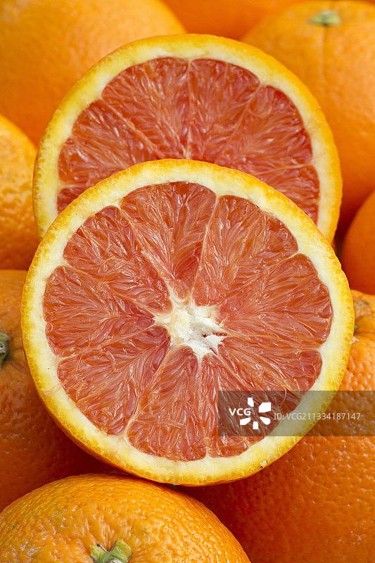 卡拉卡拉脐橙切开的水果图片素材