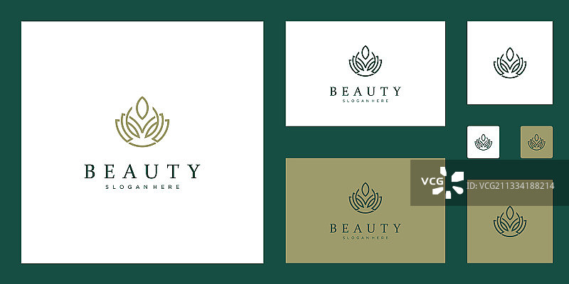 美容标志设计图片素材