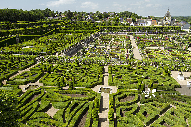 法国维朗德里城堡花园图片素材