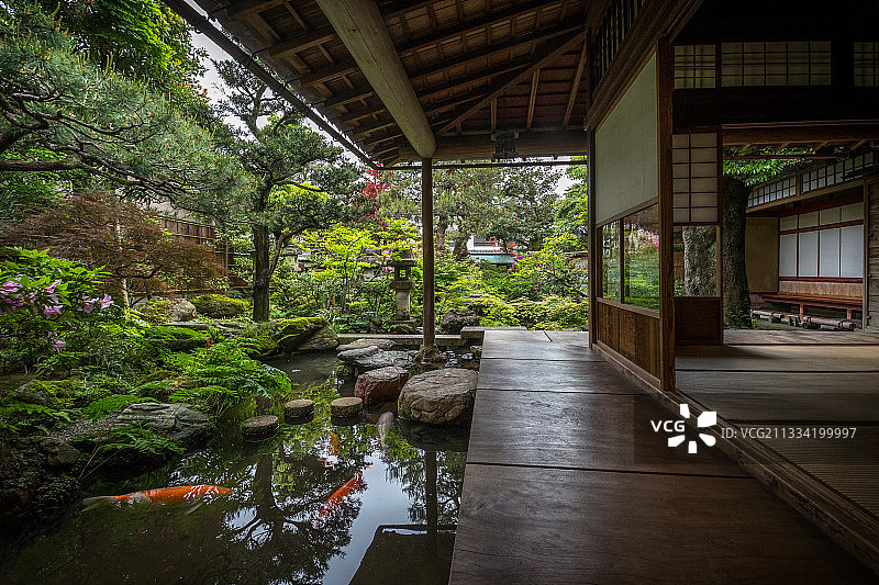 金泽野村家武士宅邸，日本图片素材