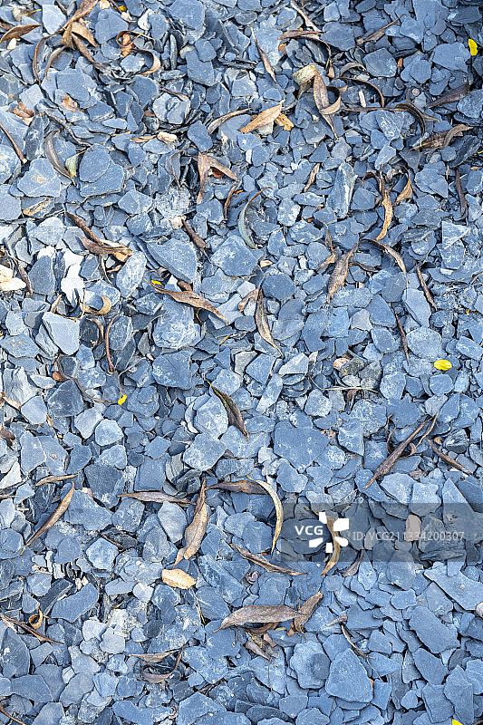 花坛中的石板覆盖物图片素材