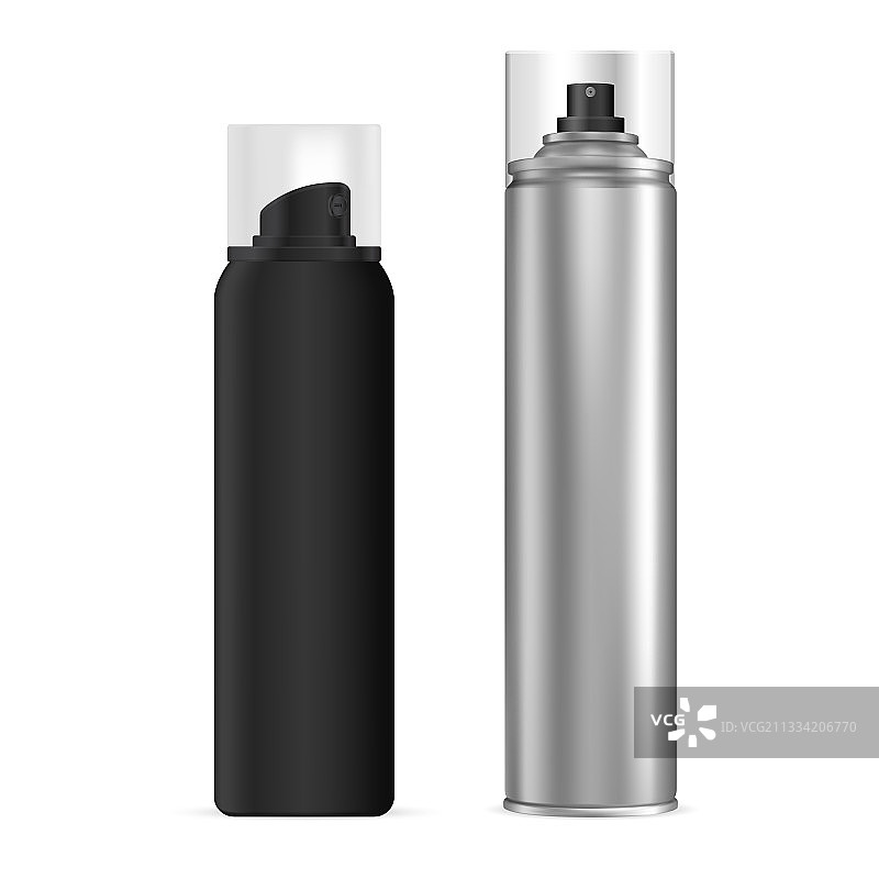 喷雾瓶气雾剂喷罐发胶模型图片素材