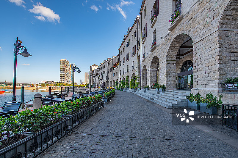 中国广州南沙湾石奥游艇码头图片素材