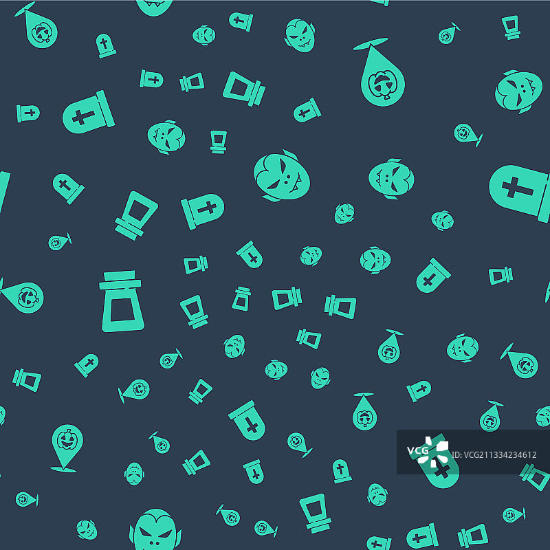 吸血鬼南瓜药水瓶套装图片素材