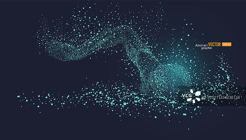 粒子点绘自由泳比赛的男运动员，抽象矢量科技感运动素材背景图片素材