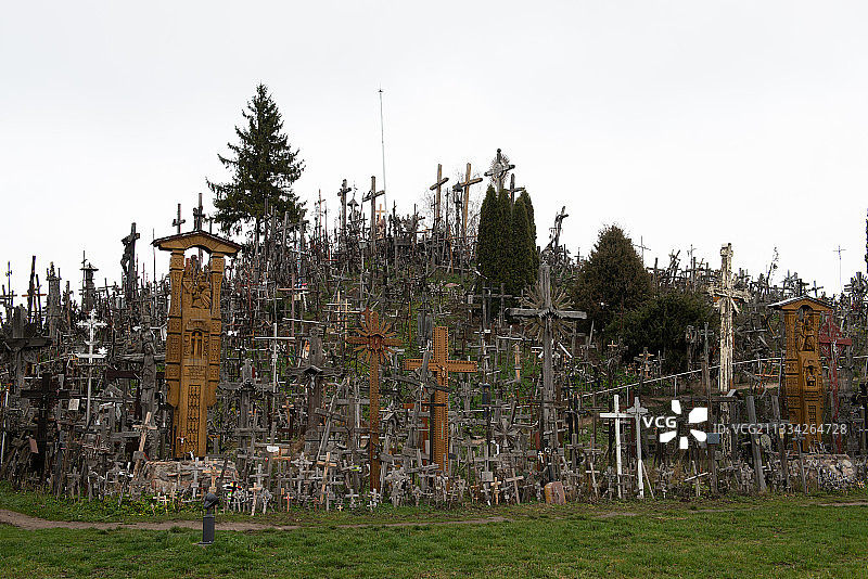立陶宛的天主教十字架山，Hill of Crosses图片素材