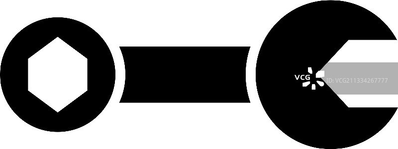 扳手图标或标志图片素材