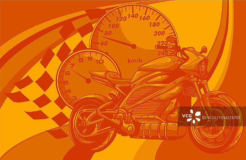 摩托车赛车运动图片素材