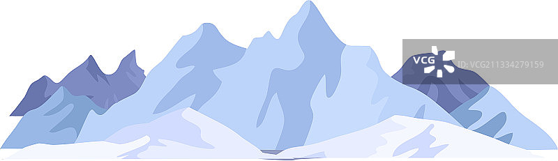 白色冰山设计图片素材