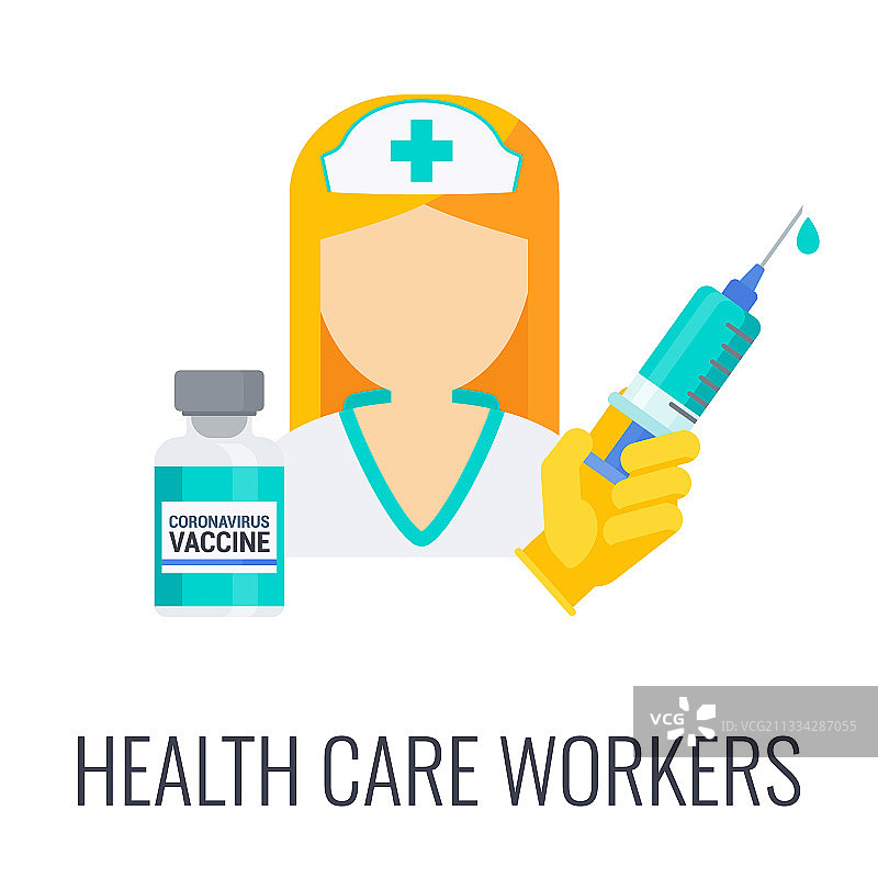 疫苗接种时间表：医生与大型注射器图片素材