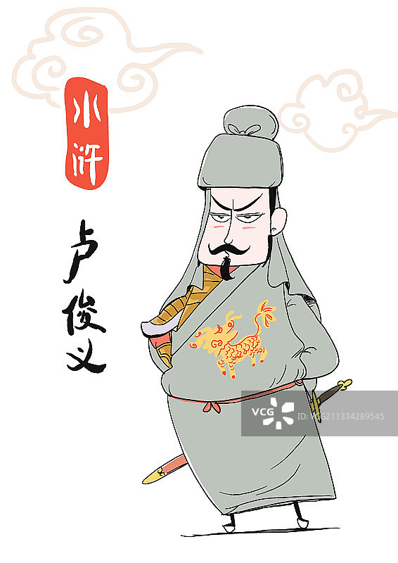 水浒人物 卢俊义图片素材