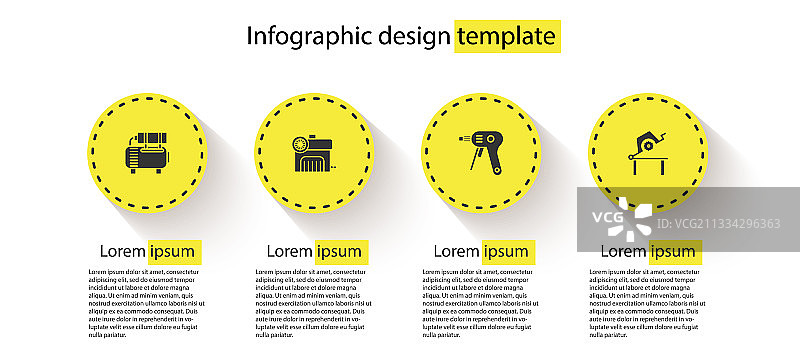 空气压缩机电动热熔胶枪套装图片素材