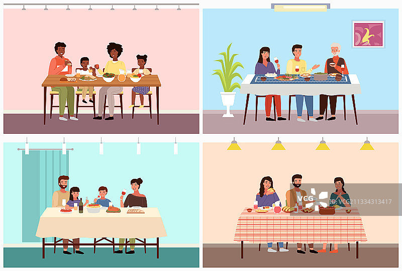 家庭主题合集图片素材