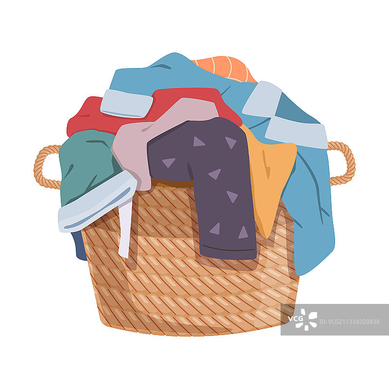 有污渍的脏衣服堆图片素材