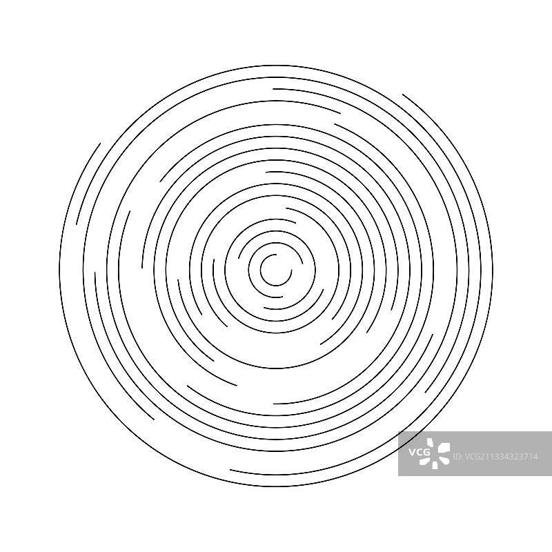 黑色细线涡旋图片素材