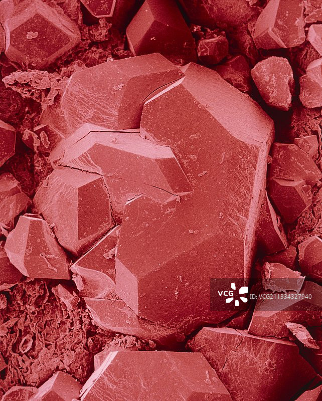 酒石酸氢钾晶体图片素材