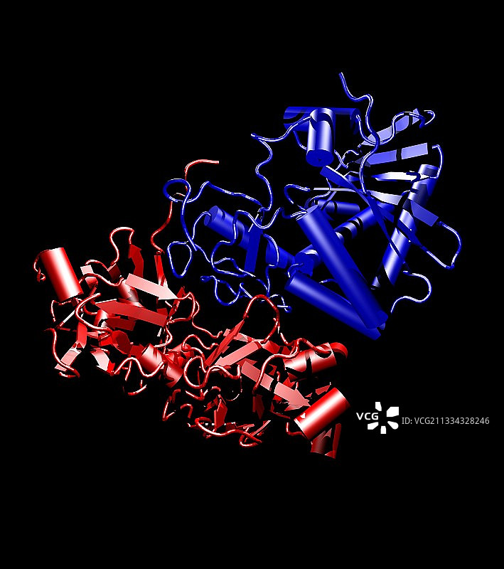 蓖麻毒素分子图片素材
