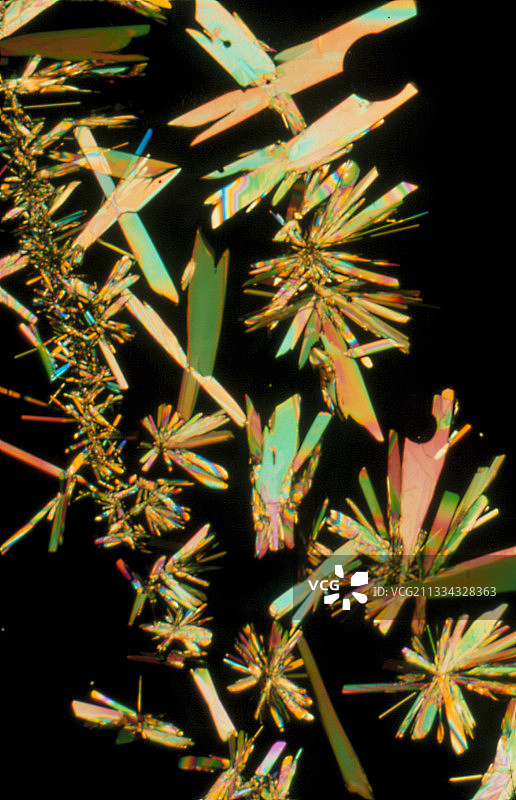 乙酸钴（醋酸盐）晶体图片素材