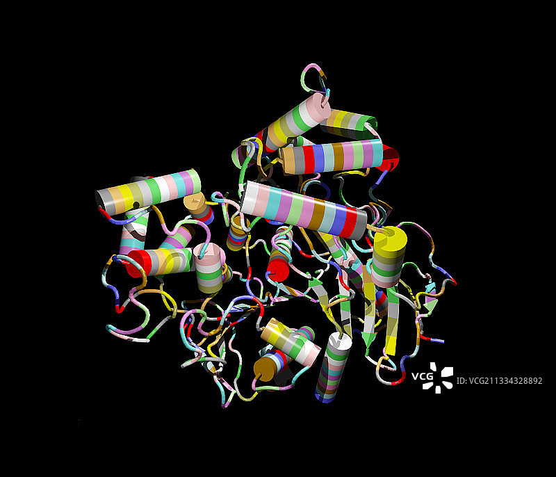 脂肪酶分子图片素材