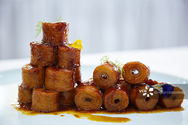 素九转大肠图片素材