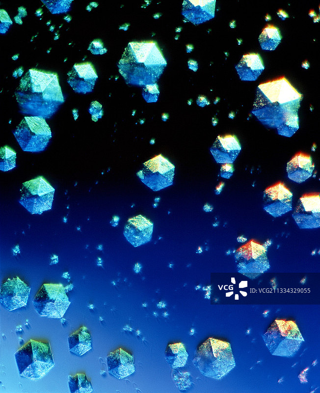 胰岛素晶体图片素材