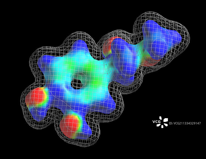 肾上腺素分子图片素材