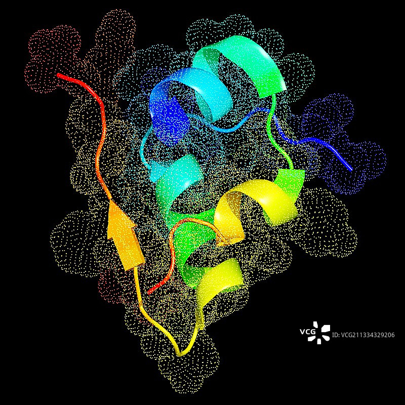 胰岛素分子图片素材