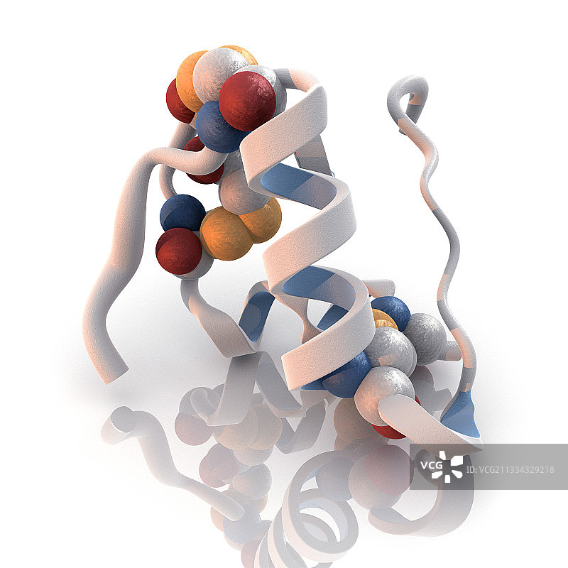 胰岛素分子图片素材