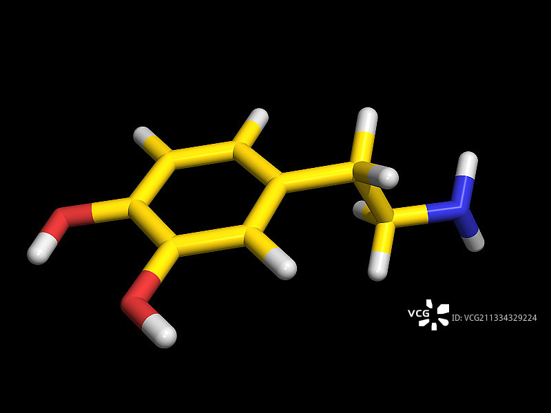 多巴胺分子图片素材