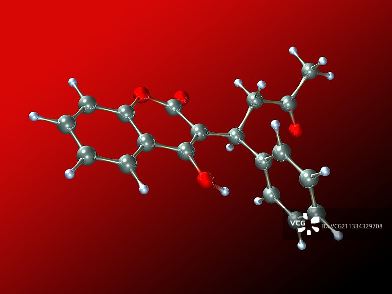 华法林分子图片素材