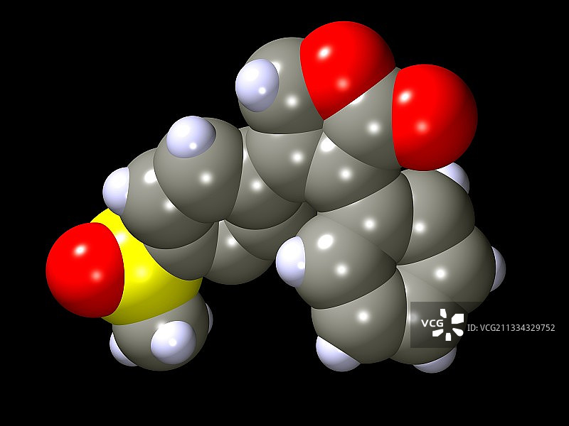 罗非昔布分子图片素材